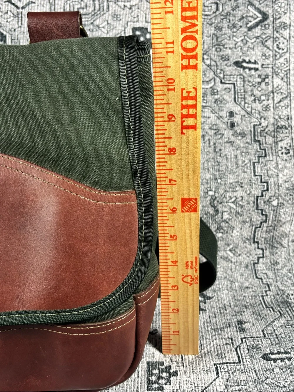 RARE! Vintage Orvis Company Canvas and Leather Messenger‎ Bag